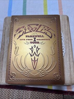 Eagles Farewell I Tour Live from Melbourne 2-DVD Set in a Gold-Colored Slipcase